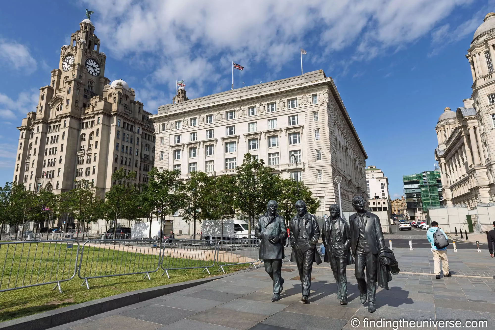 Beatles Statue Liverpool by Laurence Norah
