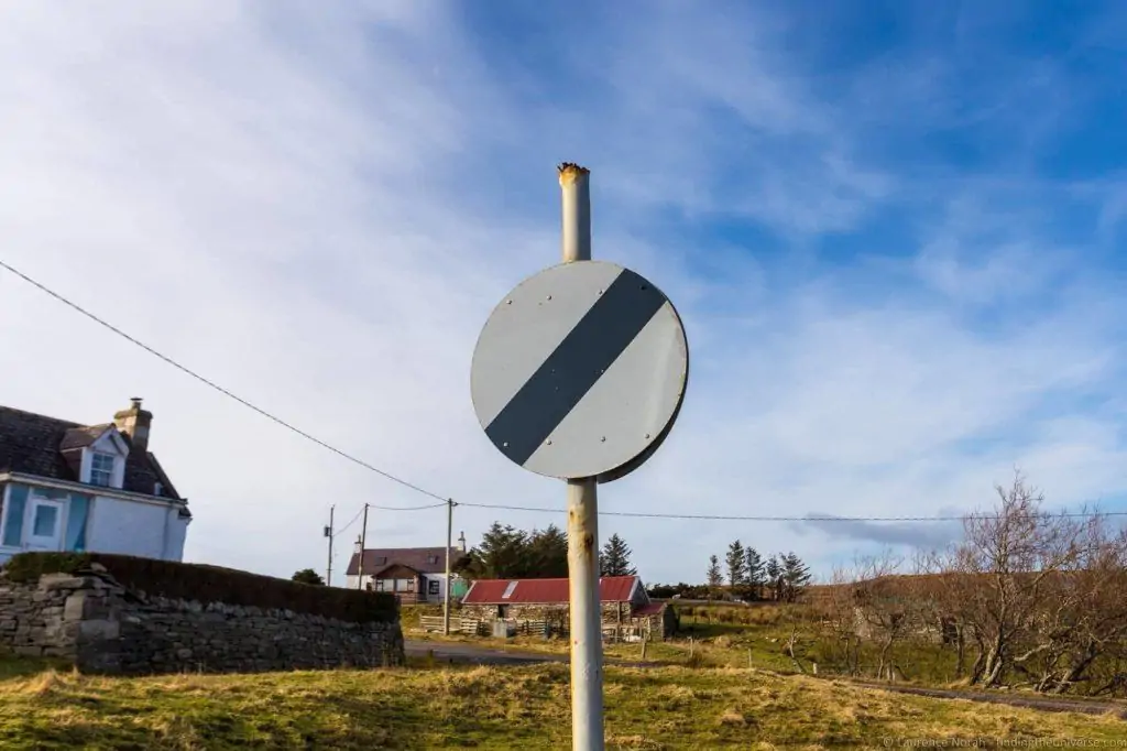 National speed limit sign in the UK