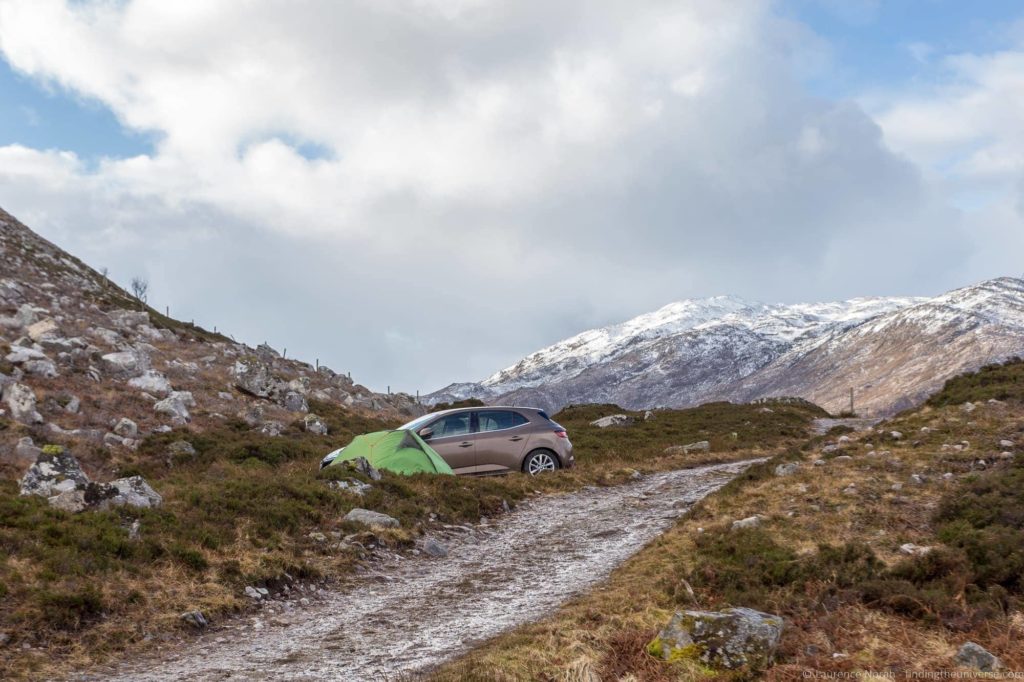 Wild camping Scotland