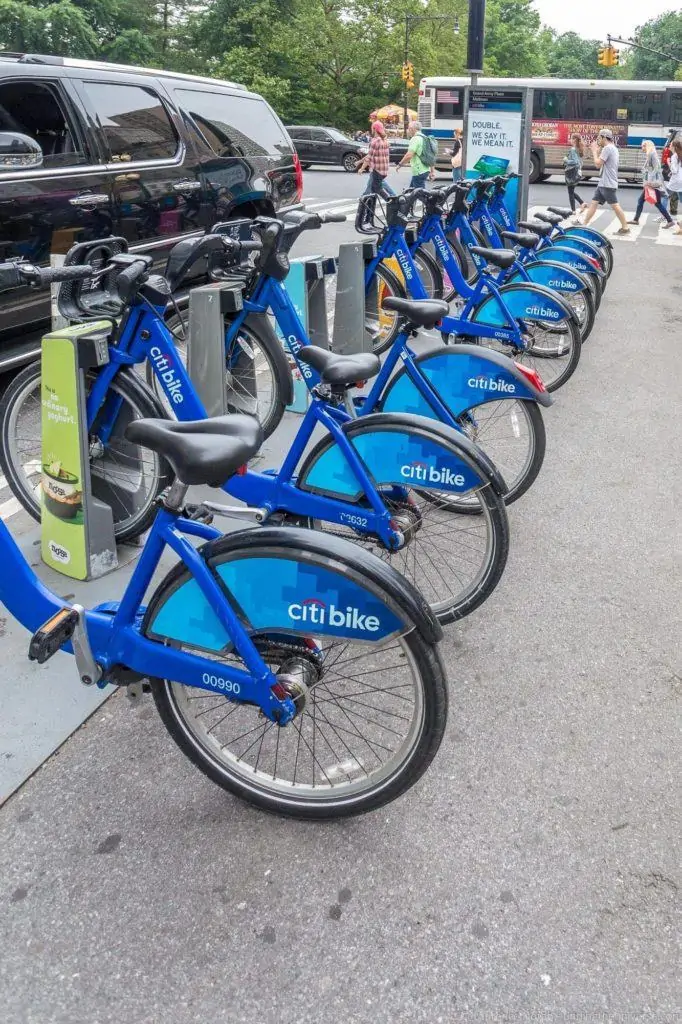 Citi Bike rack in New York