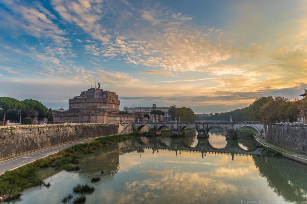 2 days in Rome - Sunrise castell d angelo rome