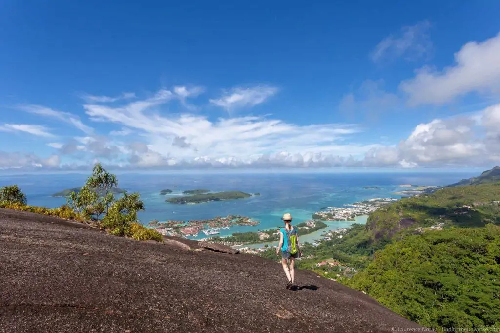 View from the Copolia hike, Mahé, Seychelles