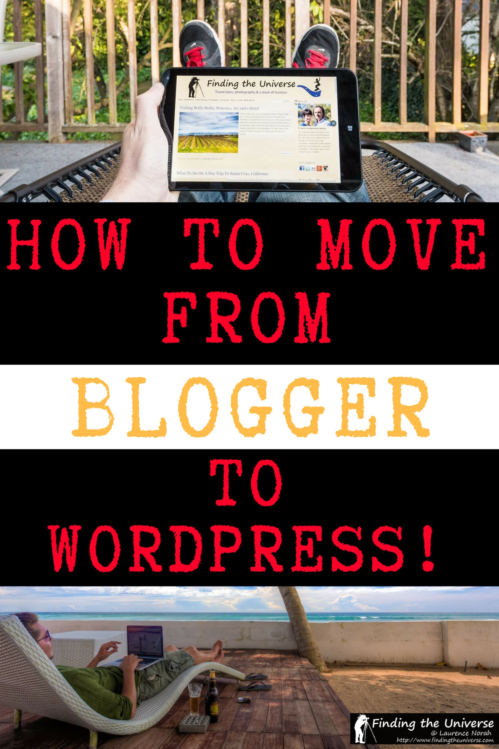 Detailed tips and things to watch out for when moving from Blogger to WordPress, including reasons why you might want to migrate from Blogger to WordPress, and everything you need to be aware of when making the move yourself!