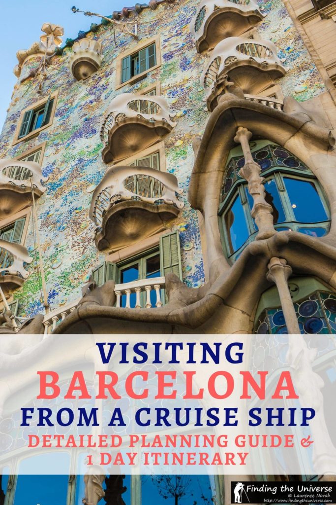 A detailed planning guide and itinerary for visiting Barcelona from a cruise ship. Includes tips on what to do in Barcelona, getting around Barcelona, and how to save money on your stay!