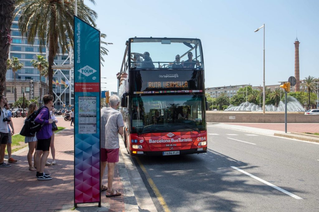 cruise ship bus barcelona