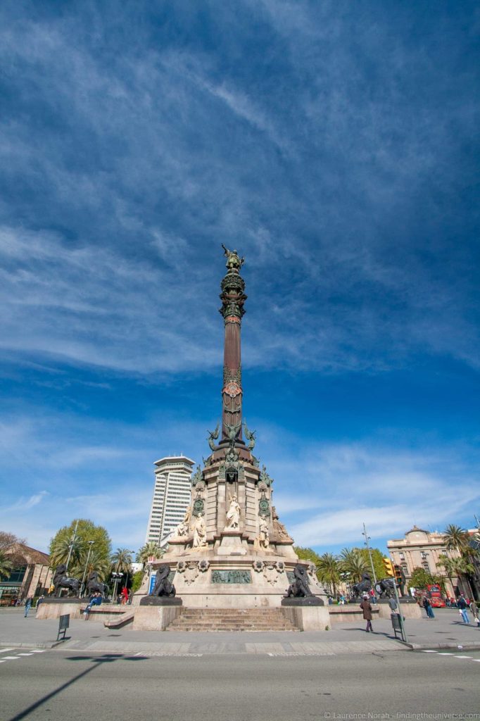 Colom Statue Barcelona