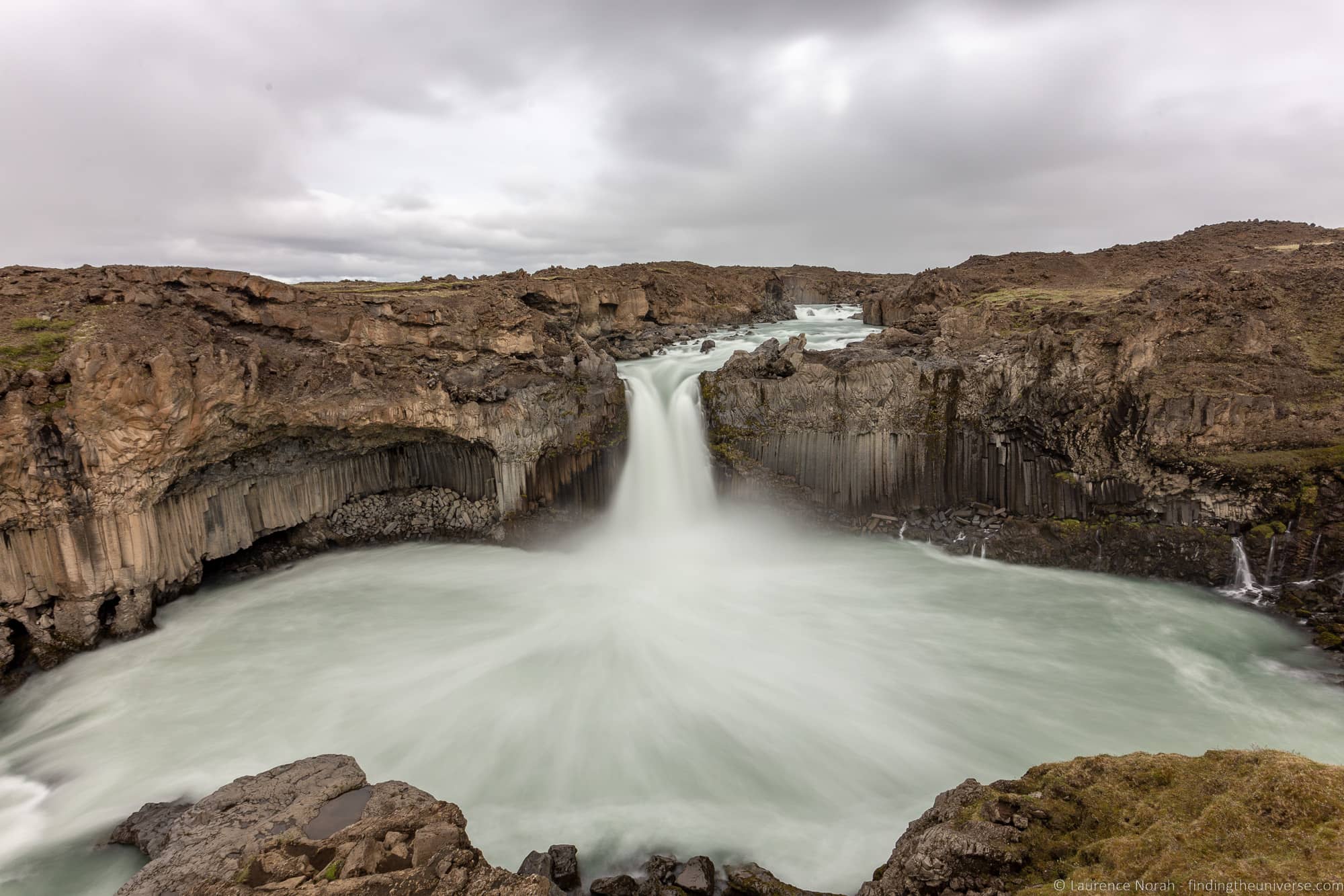 Aldeyjarfoss waterfall Iceland