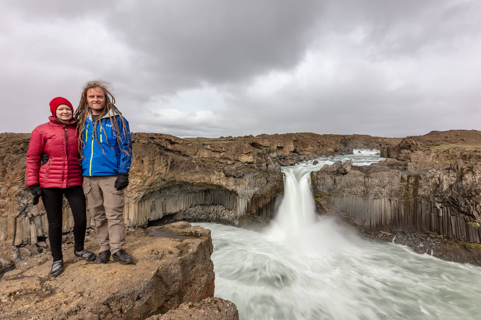 Aldeyjarfoss waterfall Iceland