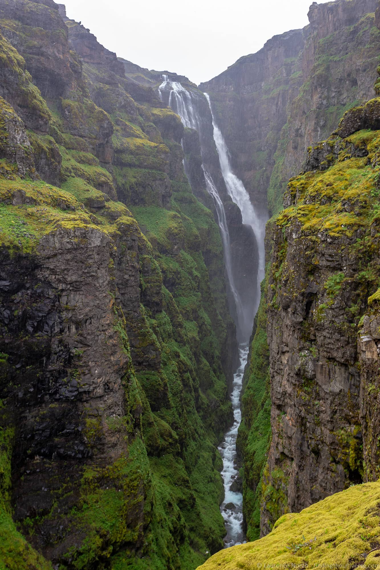 Glymur waterfall Iceland