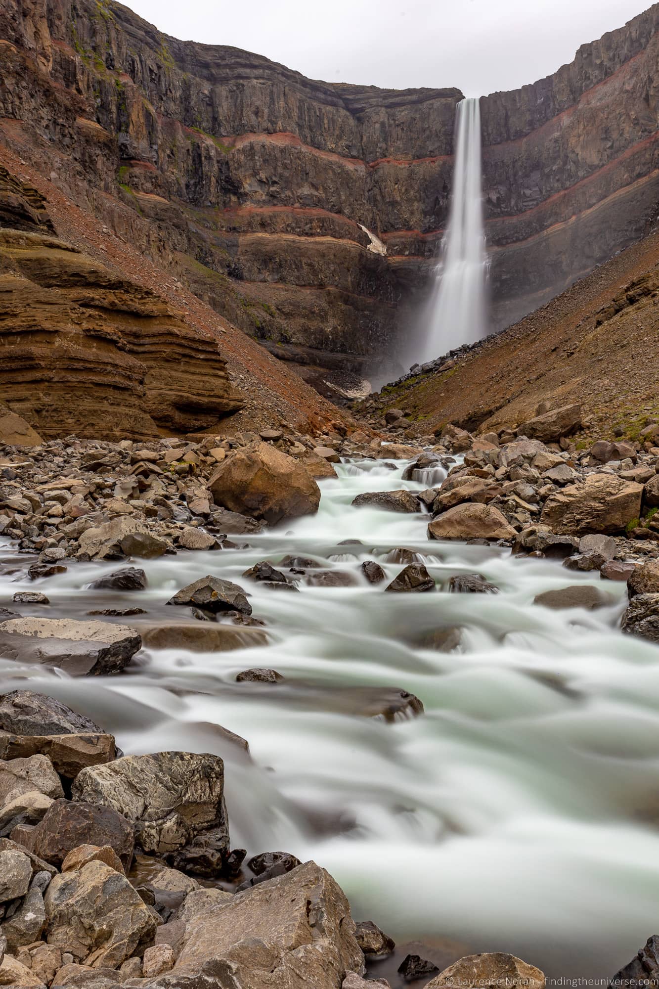 Hengifoss Waterfall Iceland