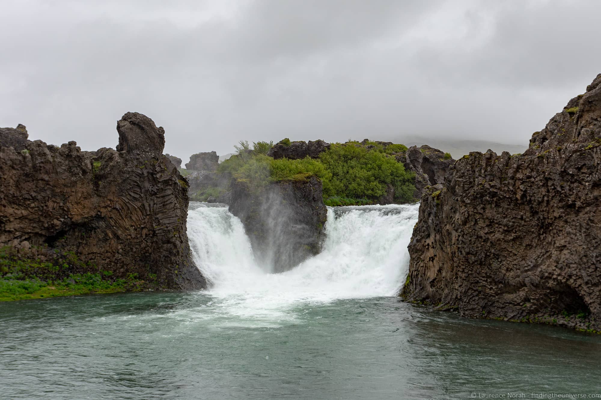 Hjalparfoss Waterfall Iceland