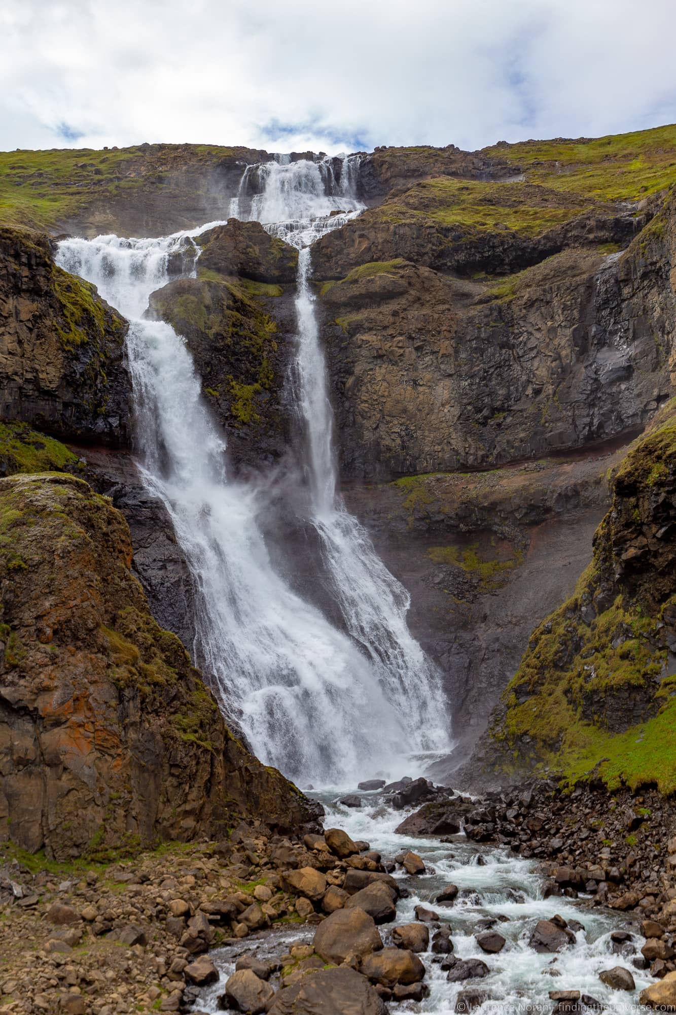 Rjukandi waterfall Iceland