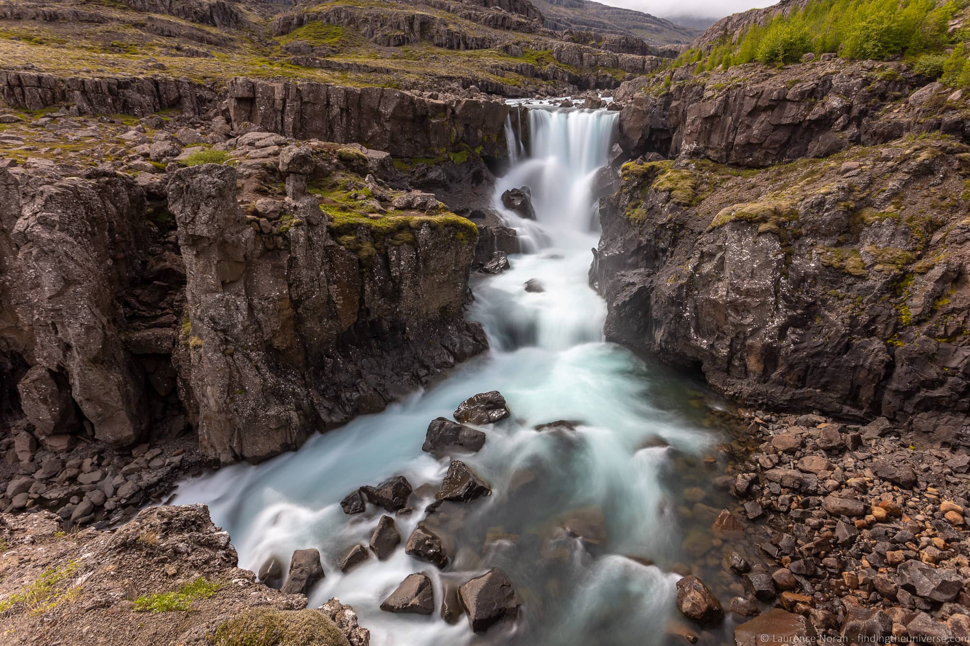 Sveinsstekksfoss waterfall Iceland