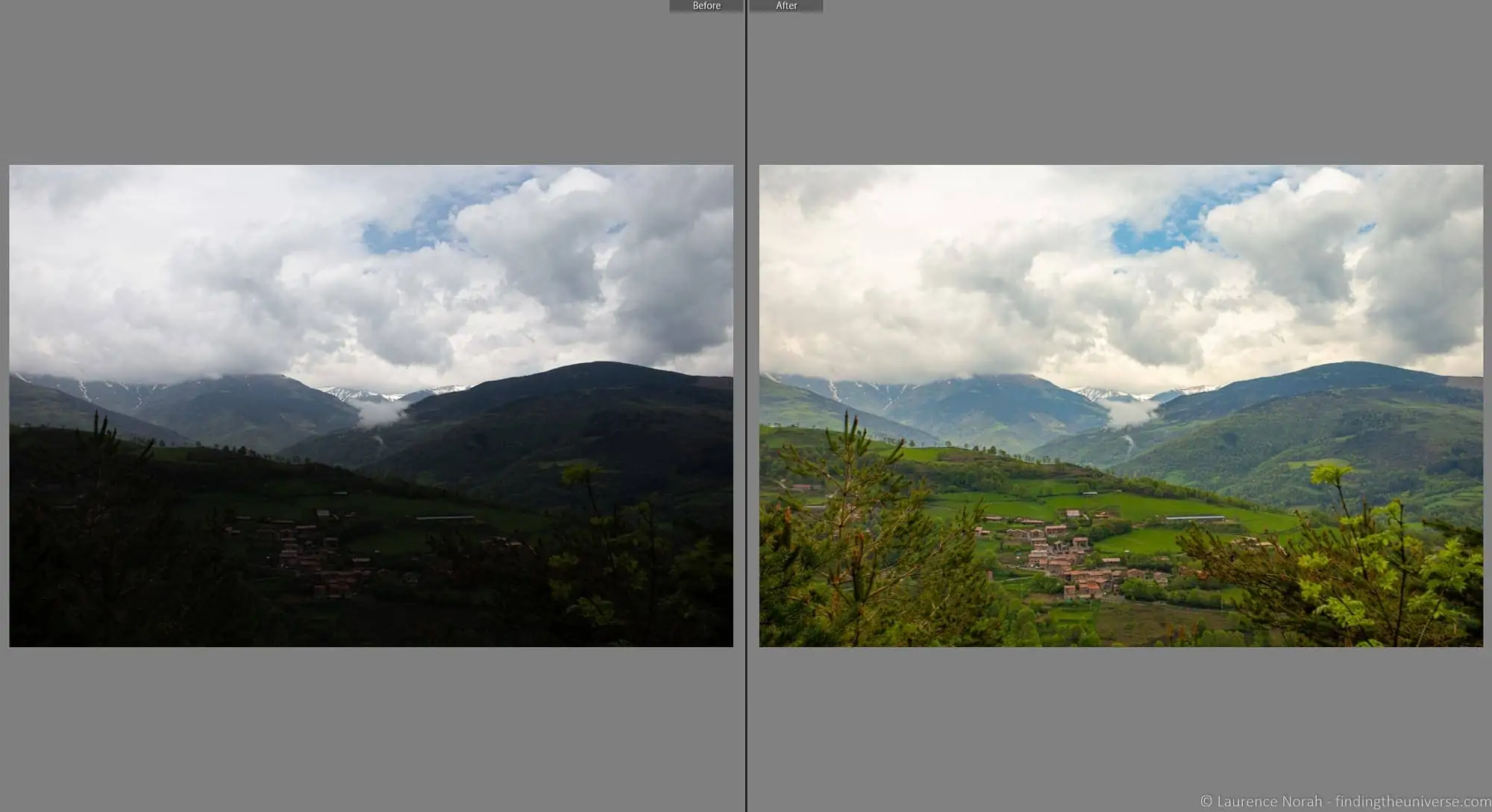 Photo editing software interface, Adobe Lightroom Classic