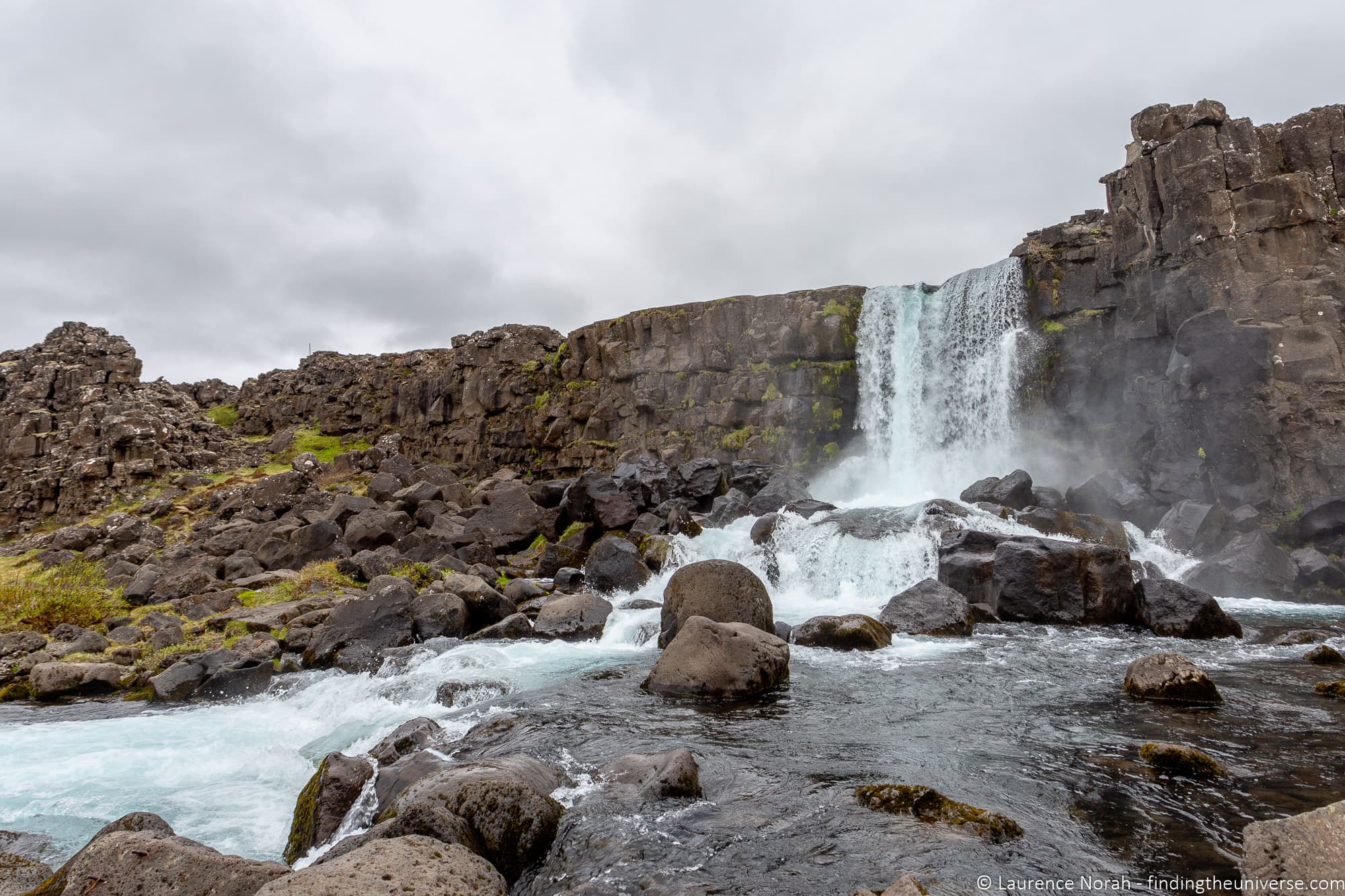 Long exposure waterfall Iceland