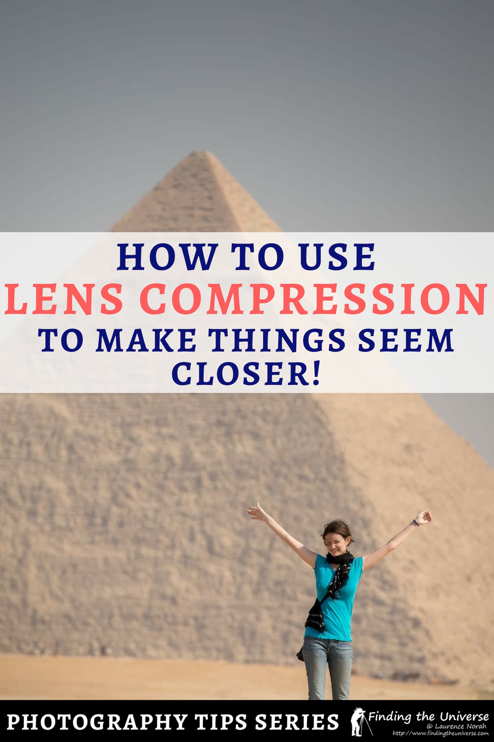 A guide to lens compression in photography - how to make subjects seem closer to their backgrounds than they really are! #photography #travel