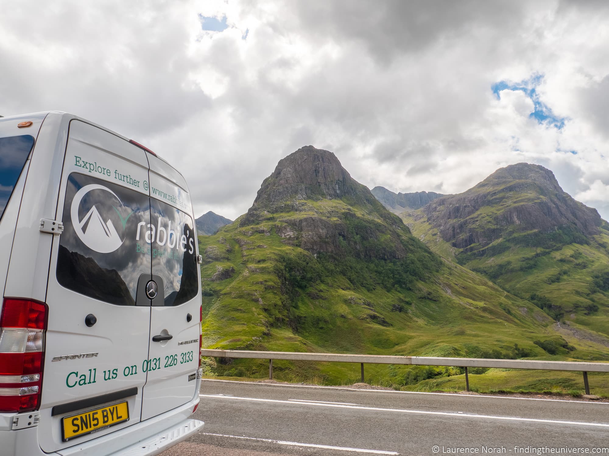 Rabbies bus two sisters glencoe