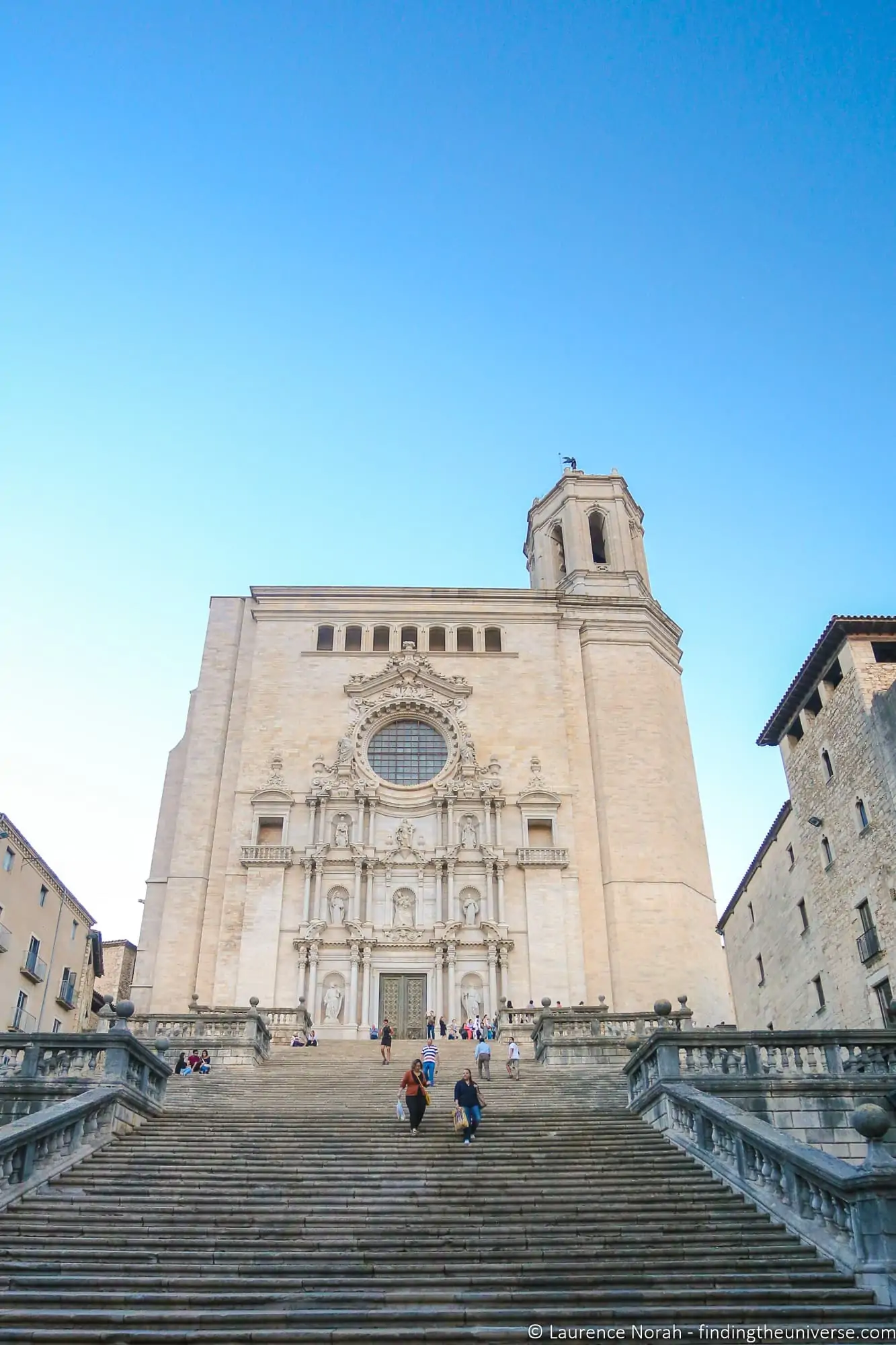 Girona Cathedral and its steps