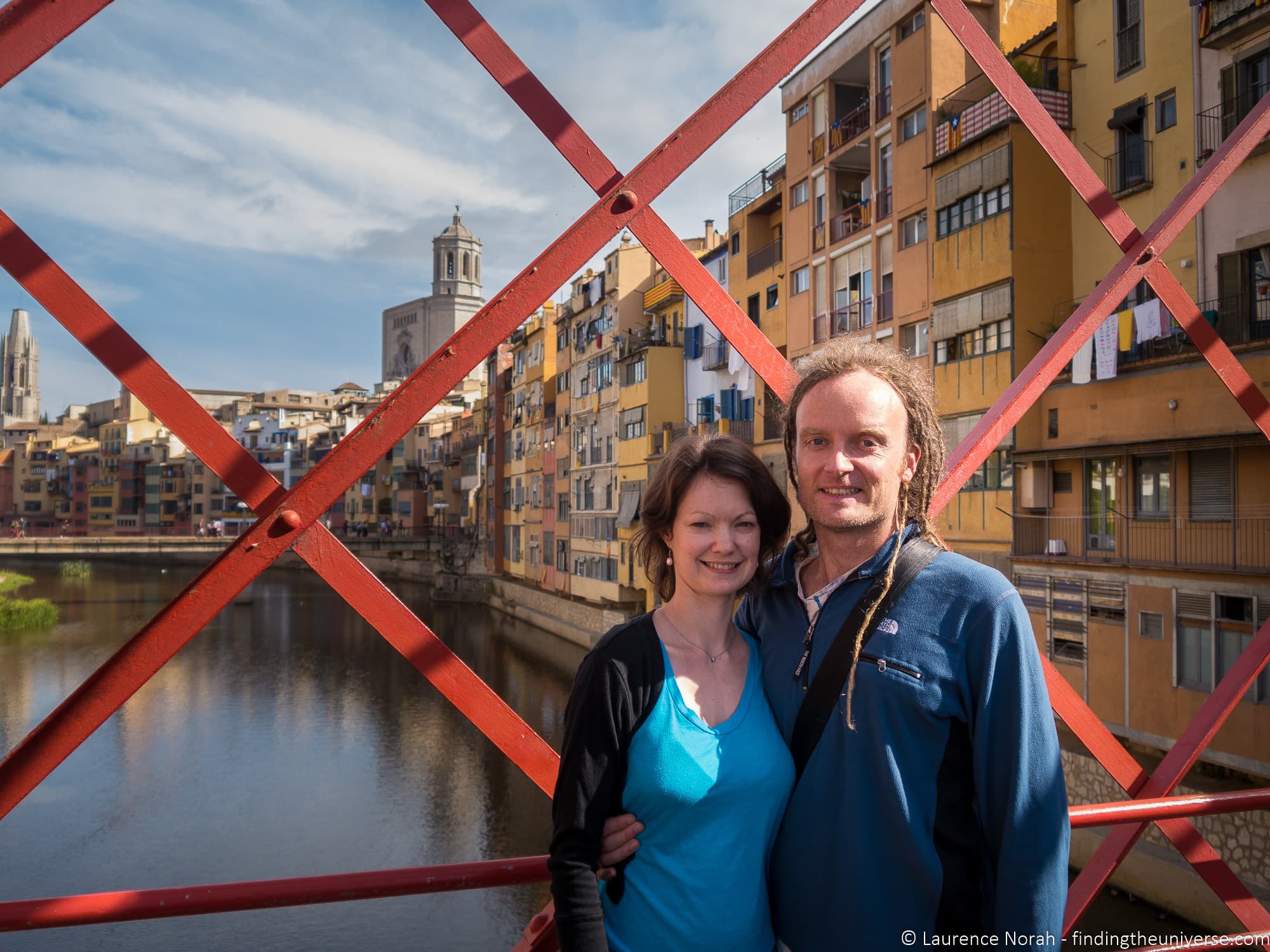 Laurence and Jessica Girona Eiffel Bridge