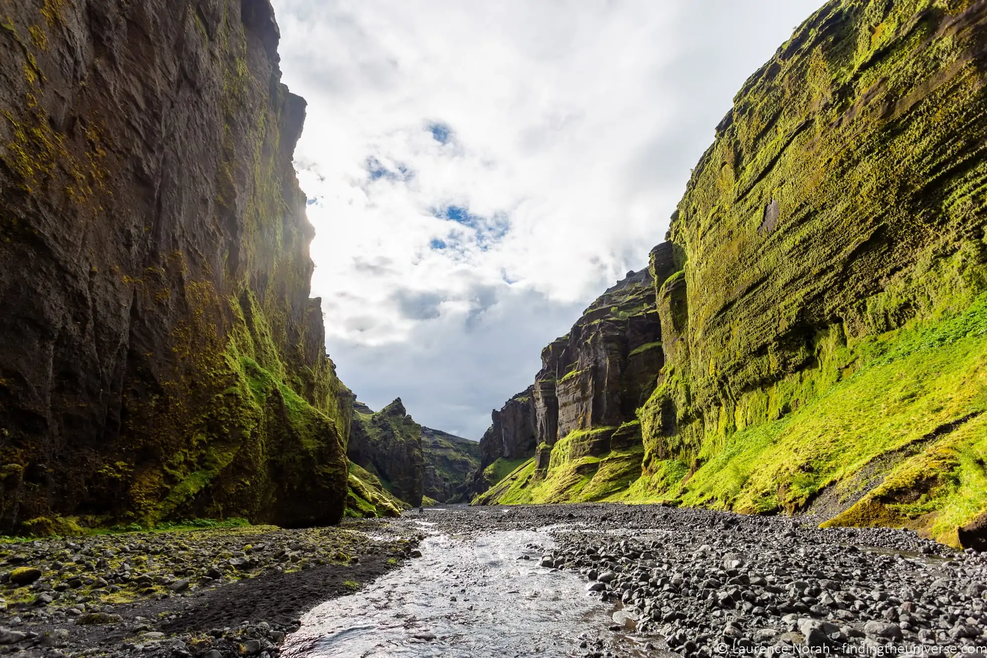 Stakkholtsgjá Canyon Thorsmork Iceland