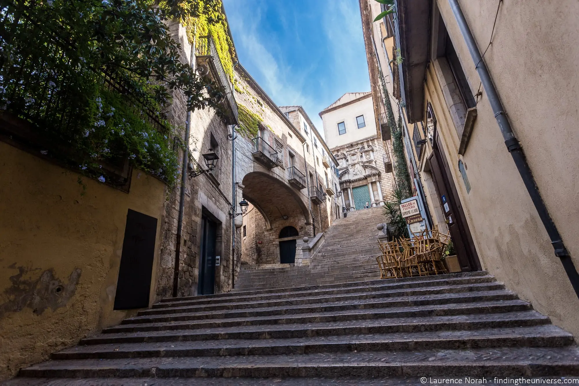 A Girona street used as a Game of Thrones filming location