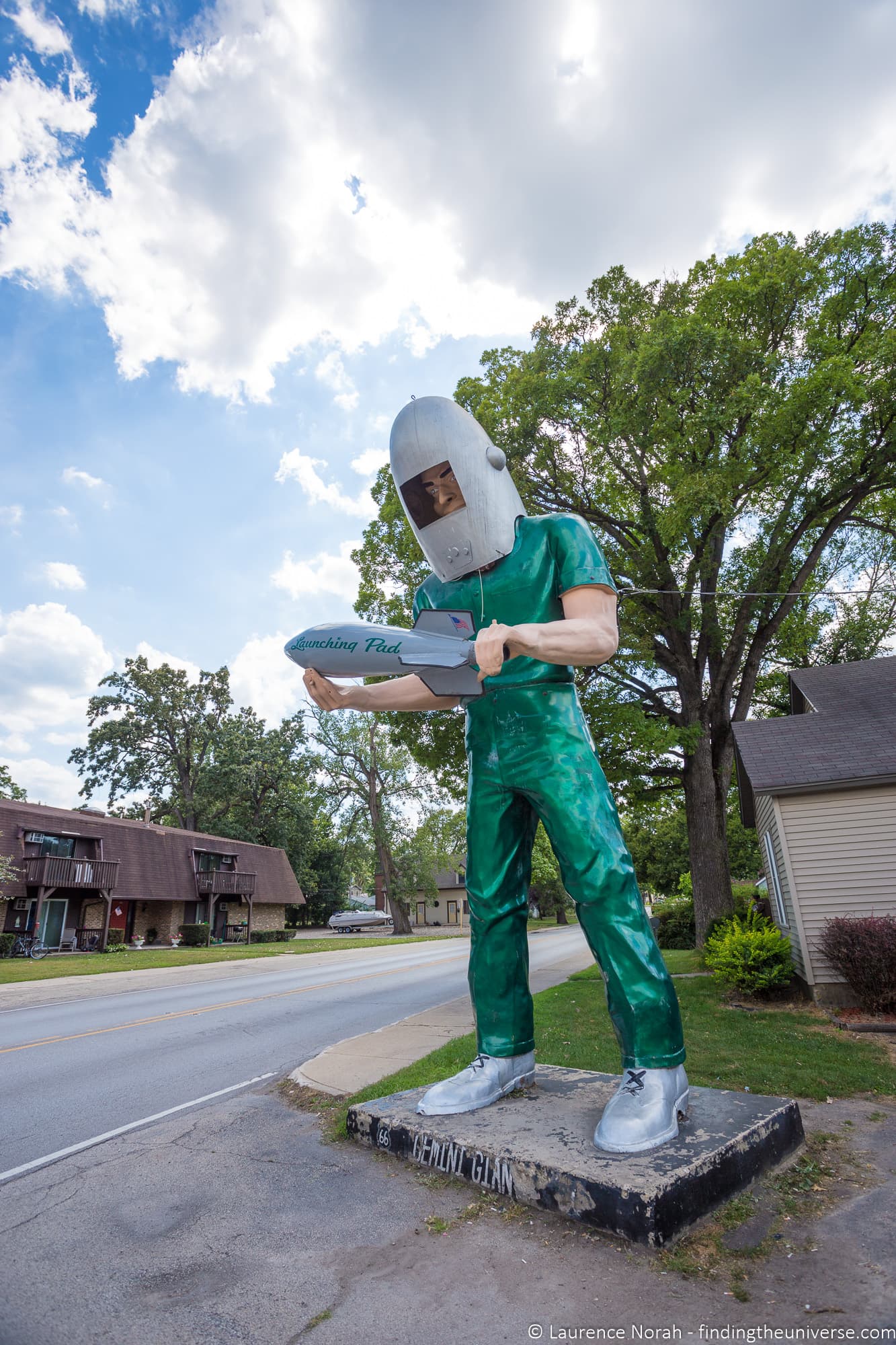 Giant Rocket Statue Route 66 Wilmington Illinois