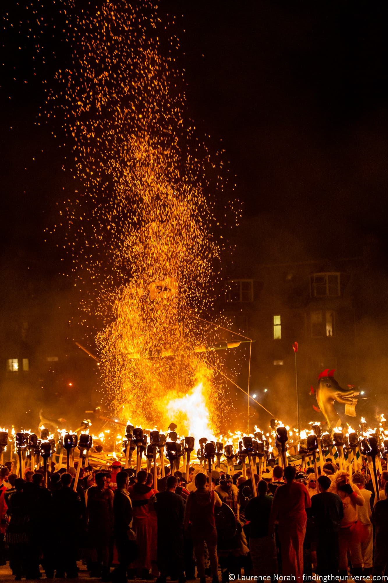 Up Helly Aa festival Lerwick Shetland