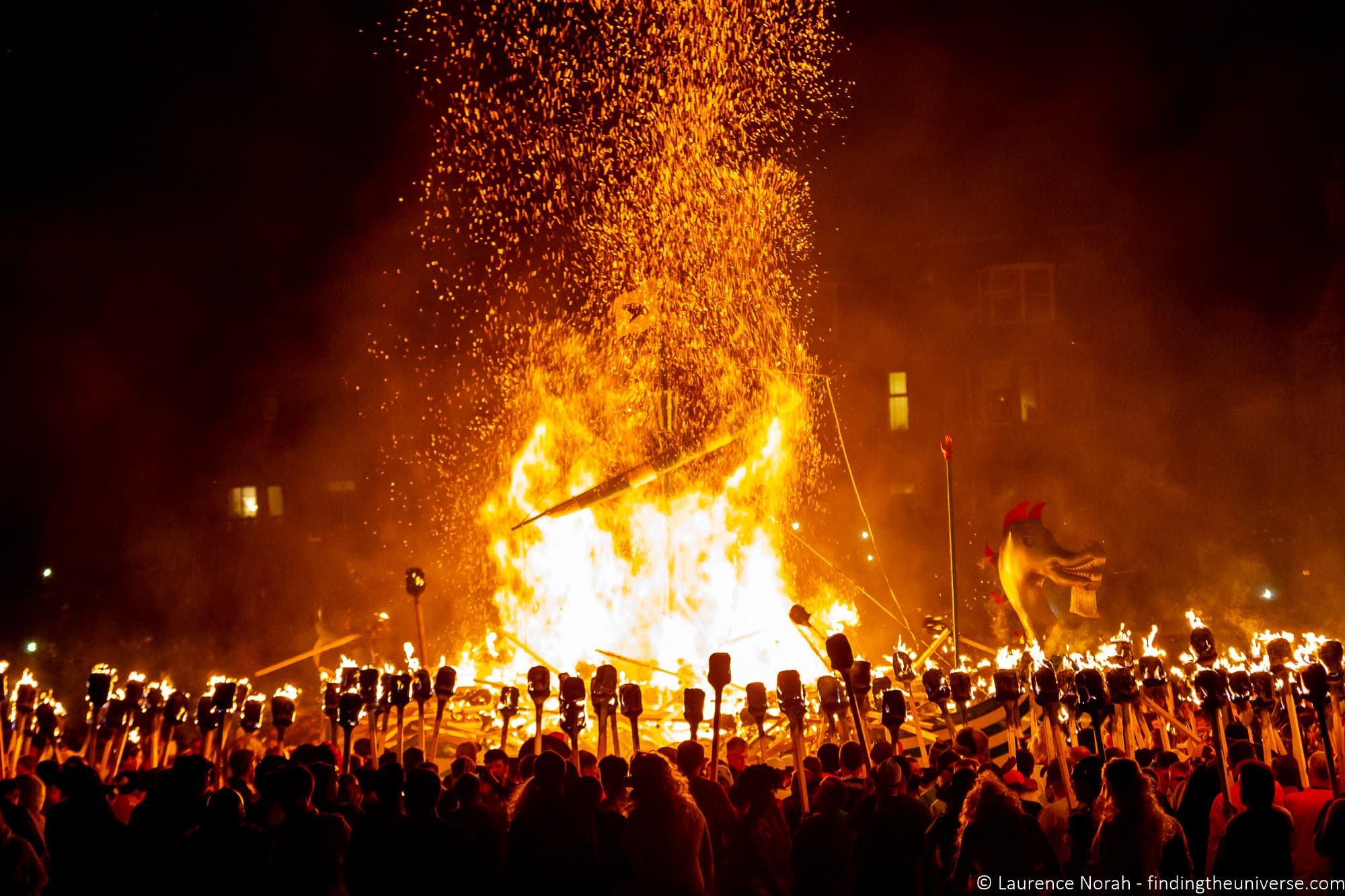 Up Helly Aa festival Lerwick Shetland