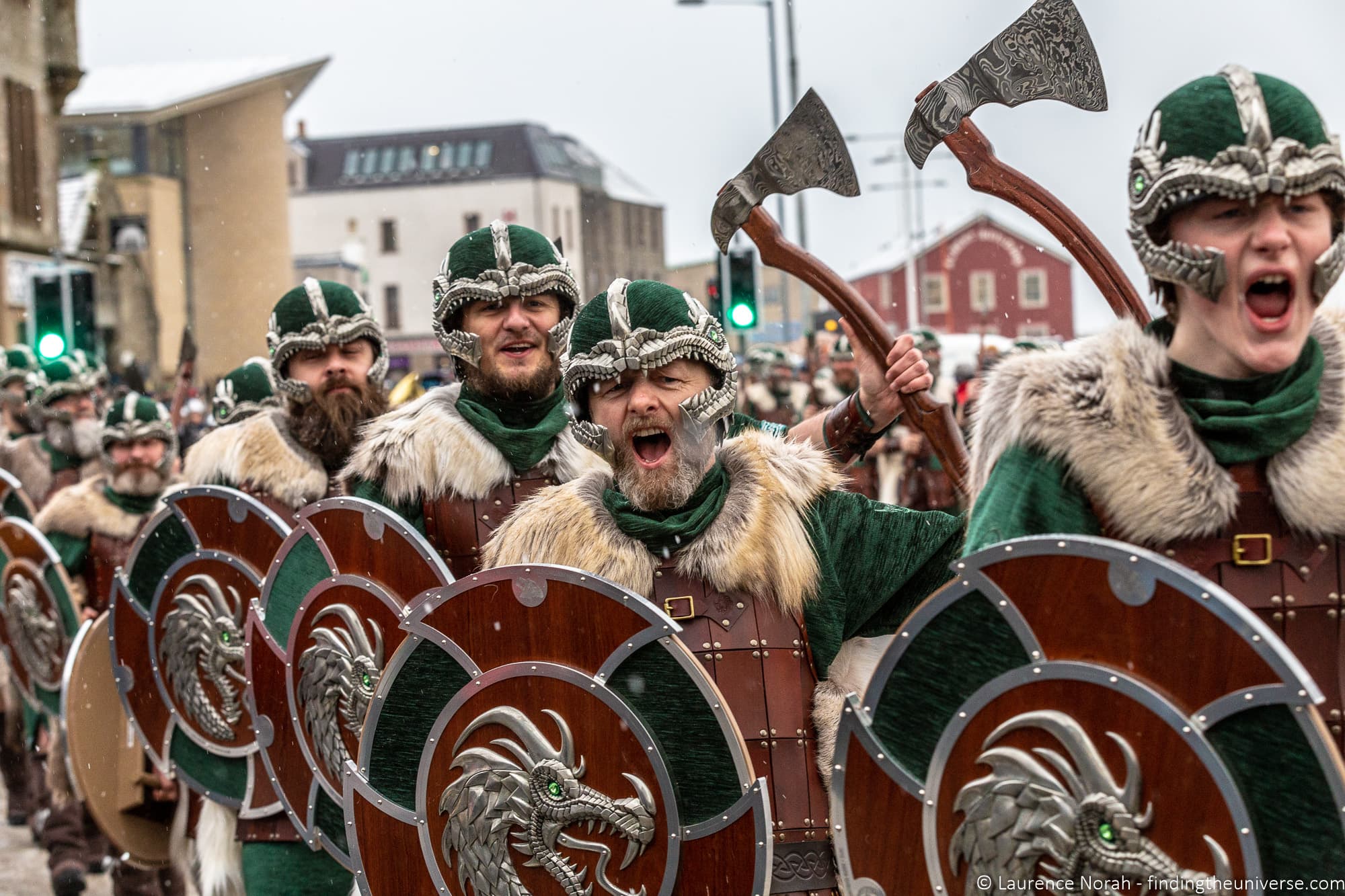 Up Helly Aa festival Lerwick Shetland