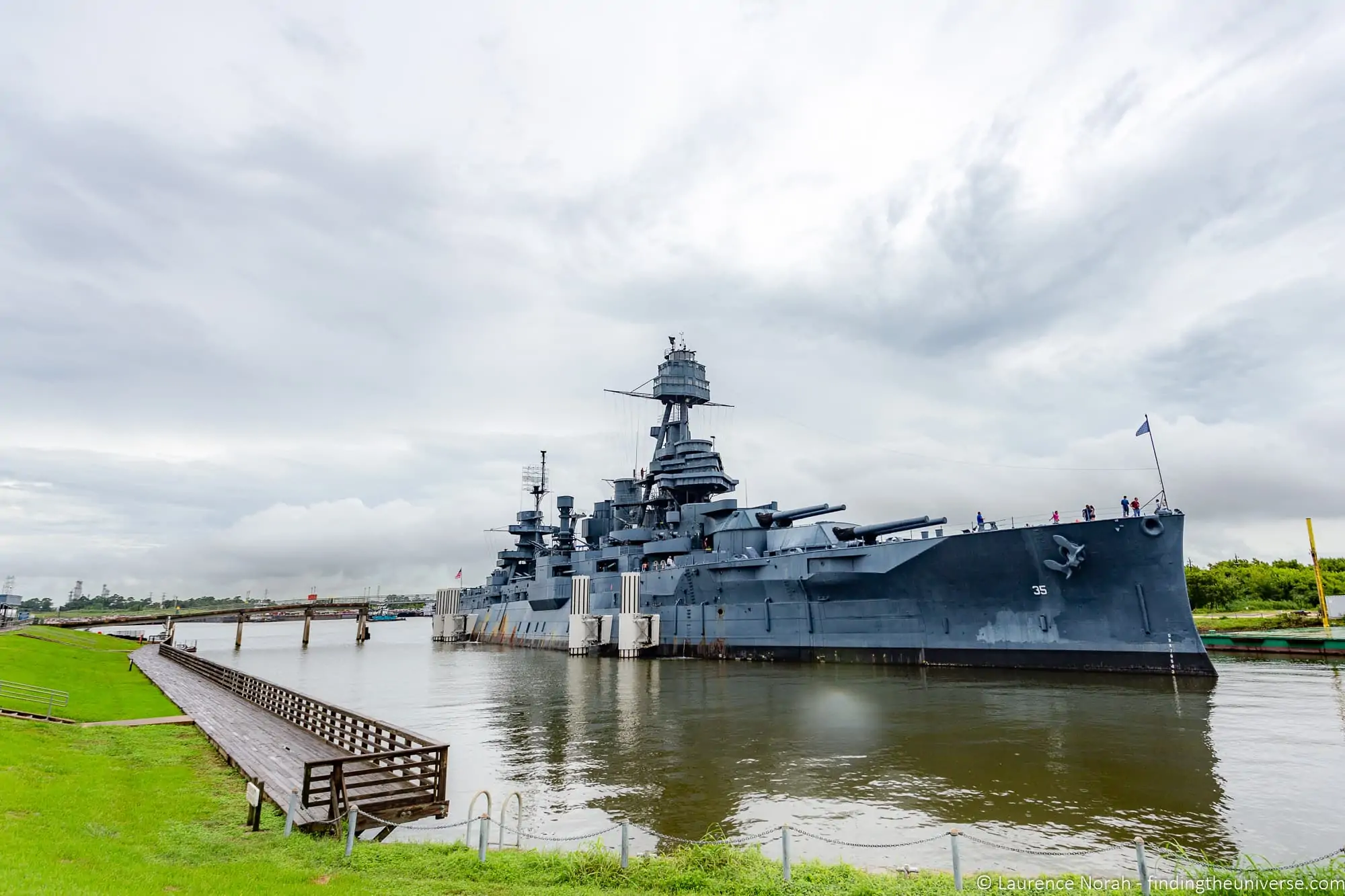 Battleship Texas at San Jacinto