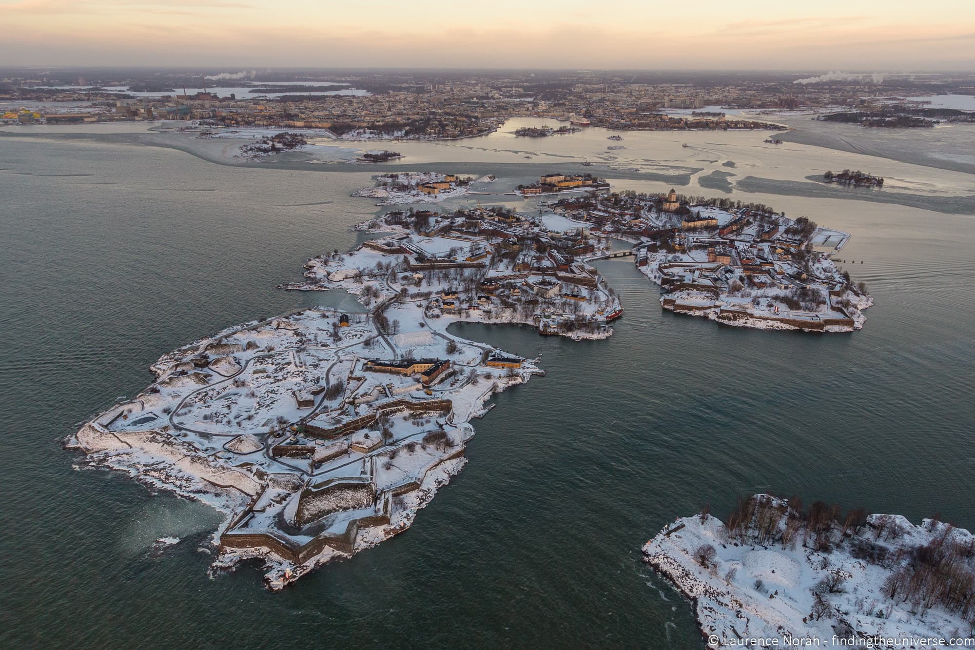 Suomenlinna Sea Fortress Aerial View