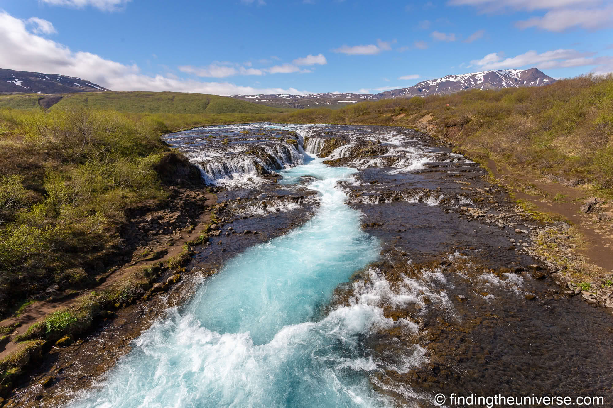 Bruarfoss waterfall Iceland by Laurence Norah