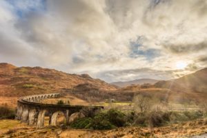 Glenfinnan Viaduct Scotland Harry Potter Train