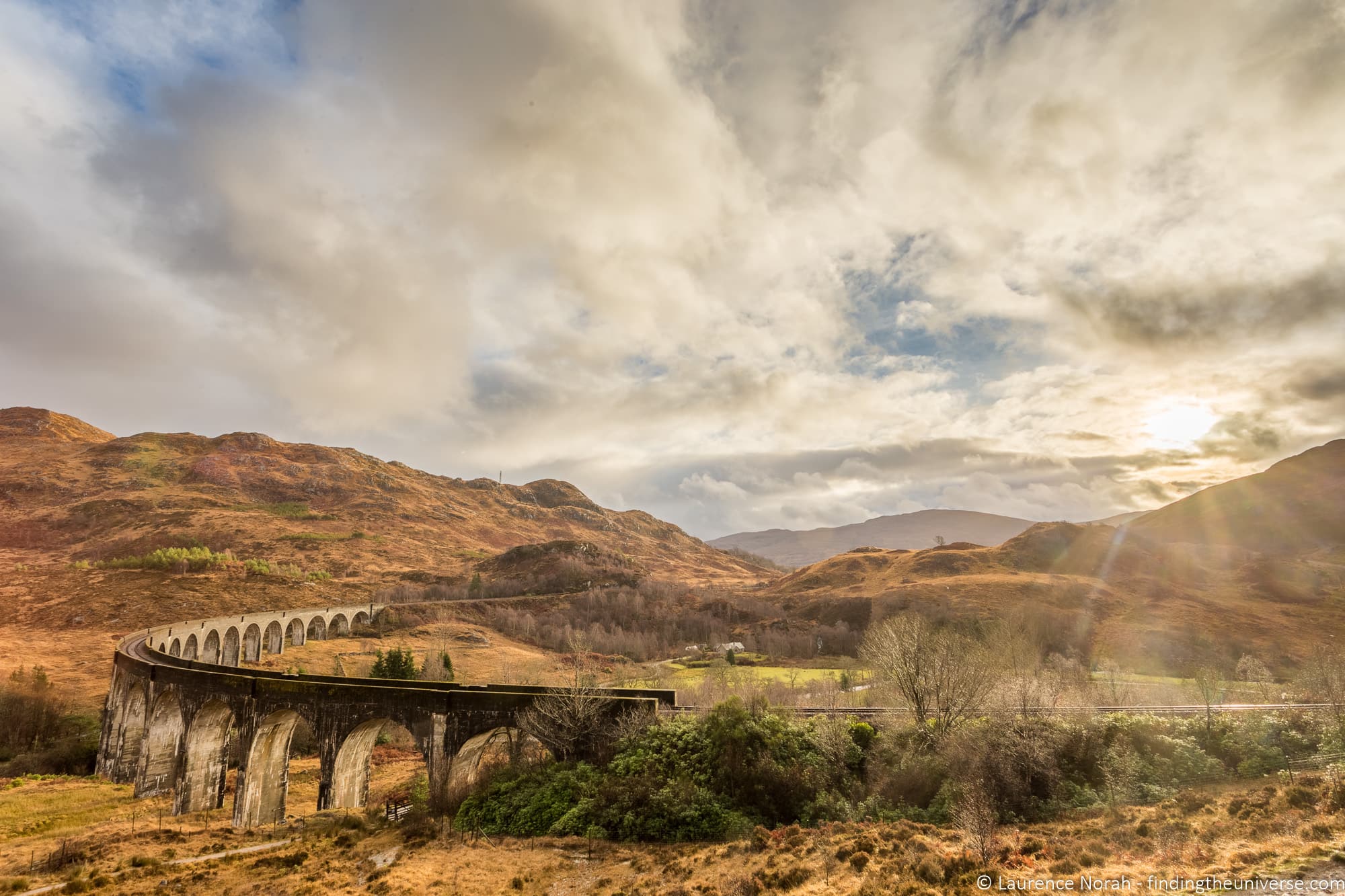 Glenfinnan Viaduct Scotland Harry Potter Train