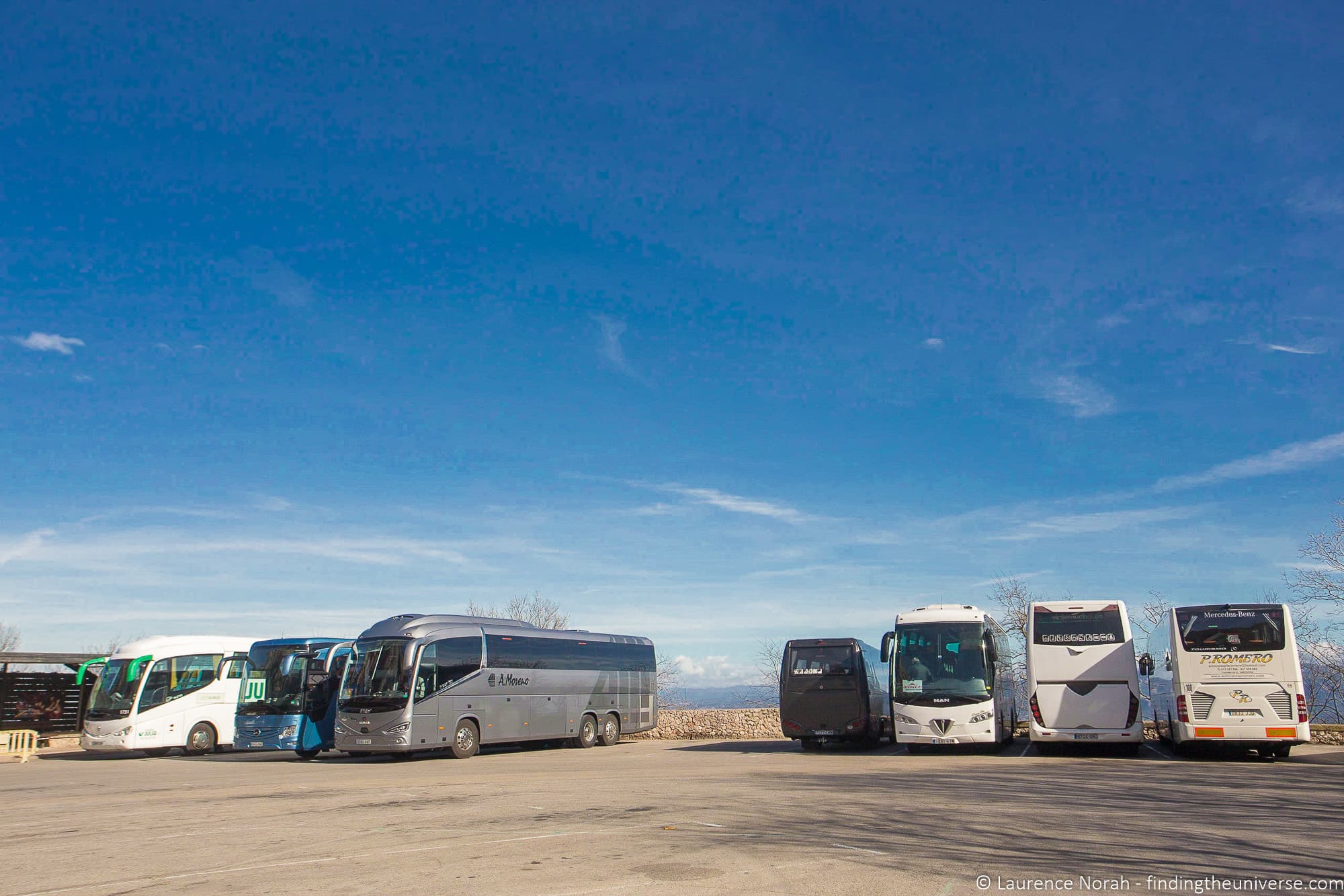Buses at Montserrat