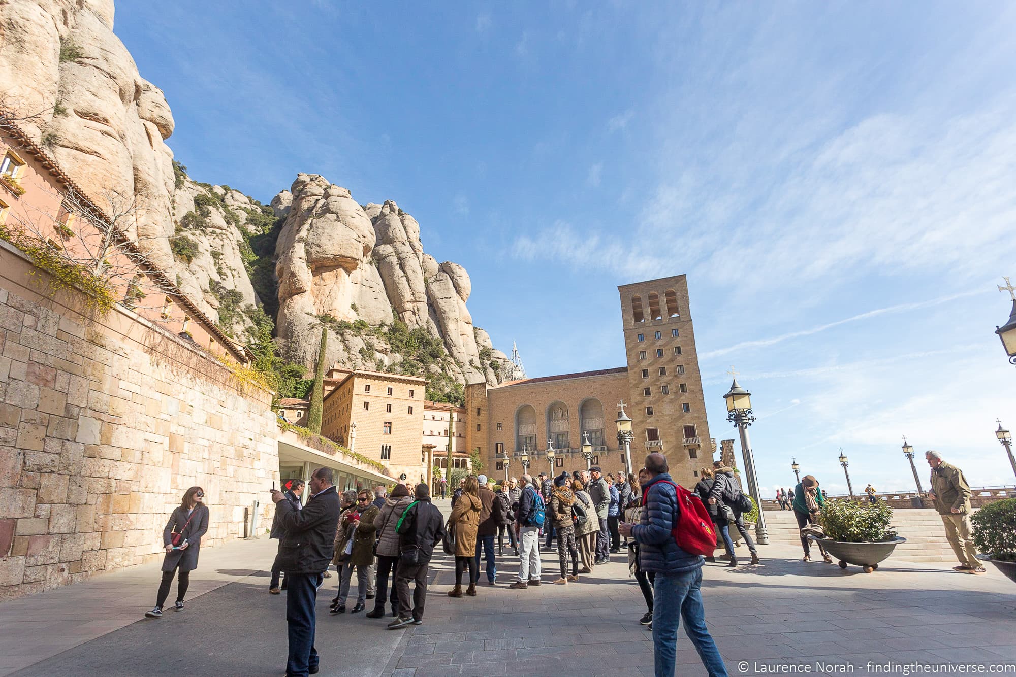 Crowds at Montserrat