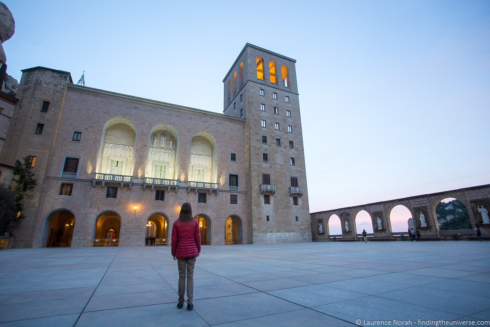 Exterior of Montserrat Abbey