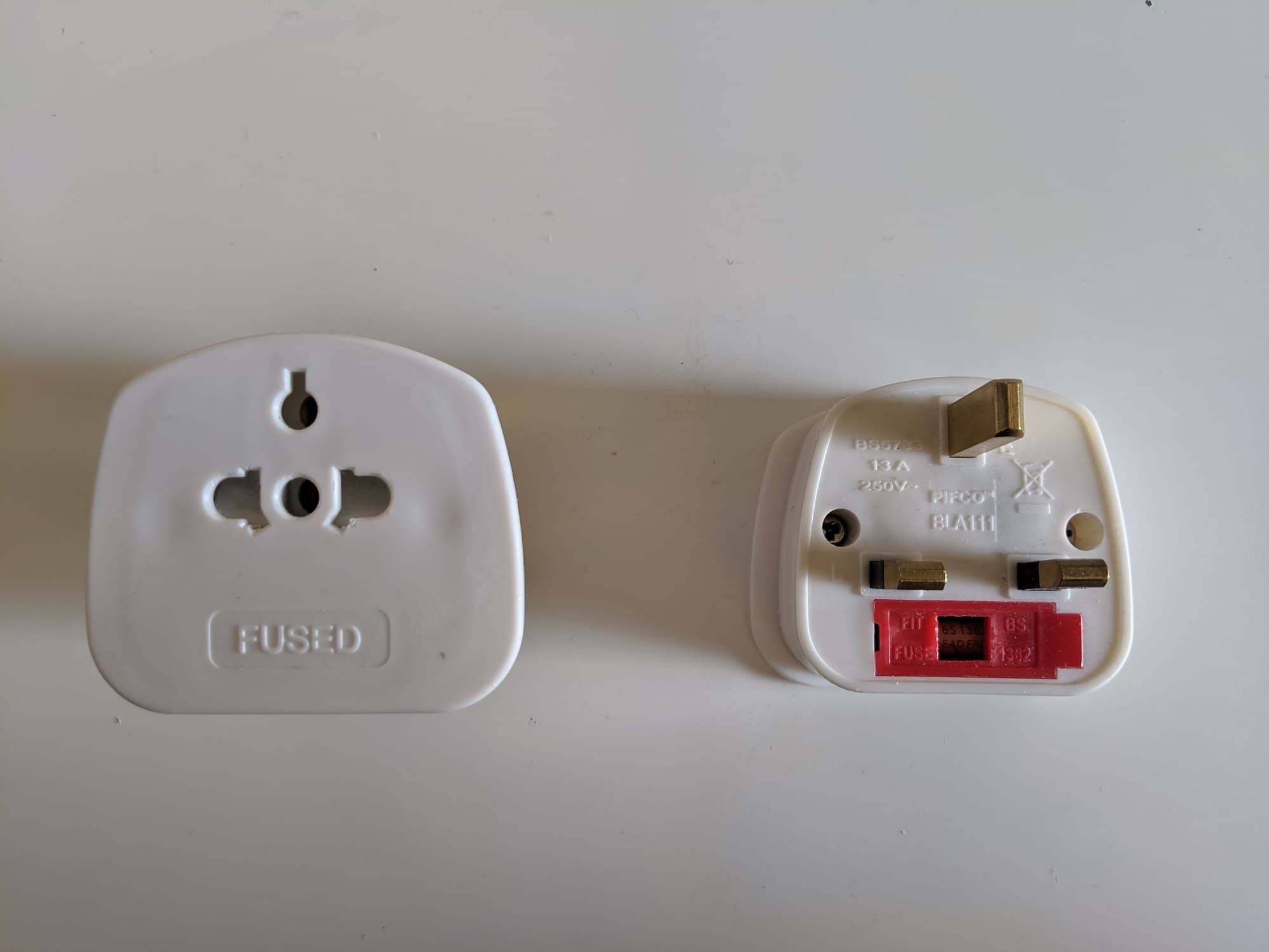 USA to UK travel adapter