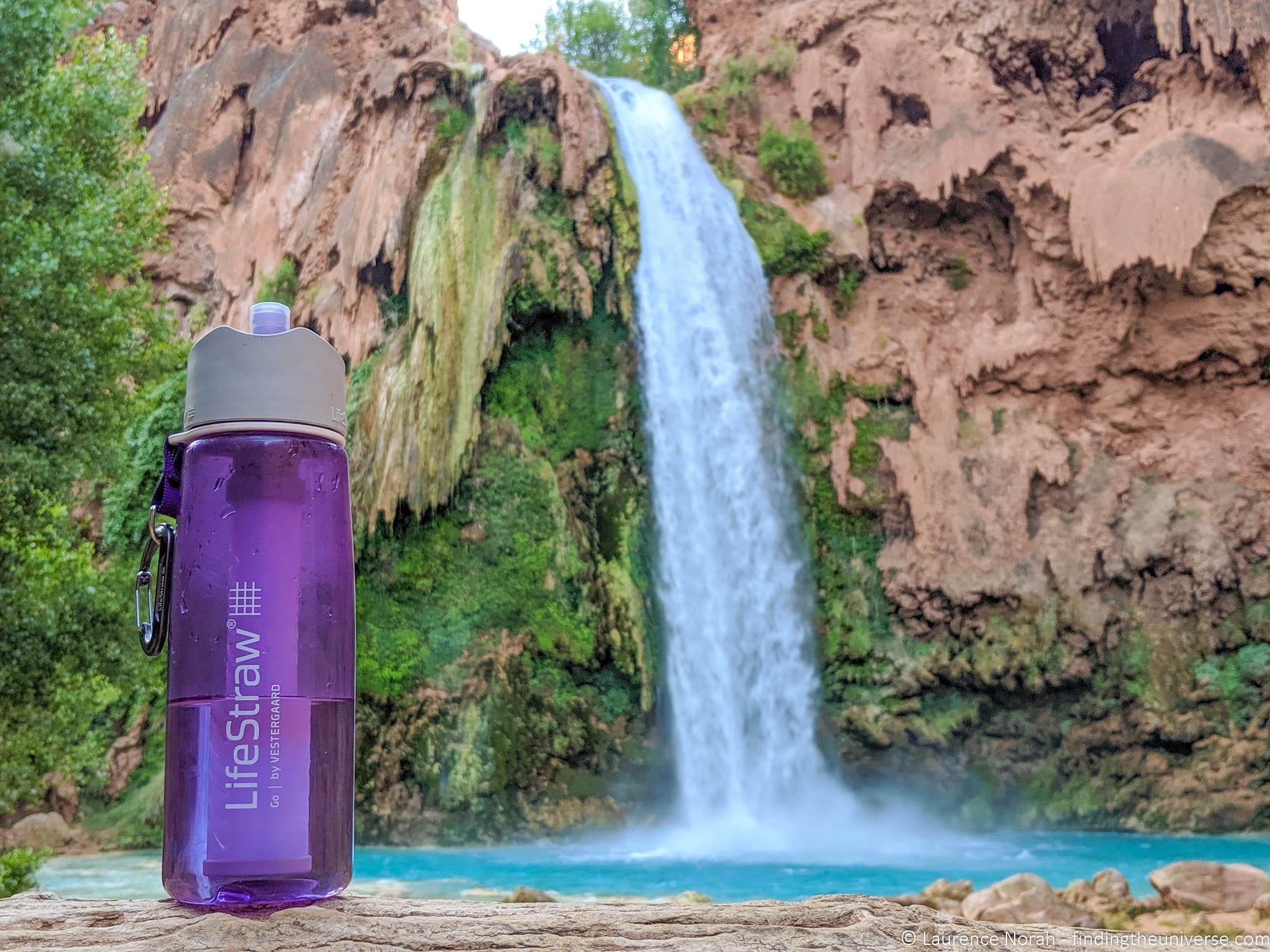 Lifestraw at Havasu Falls