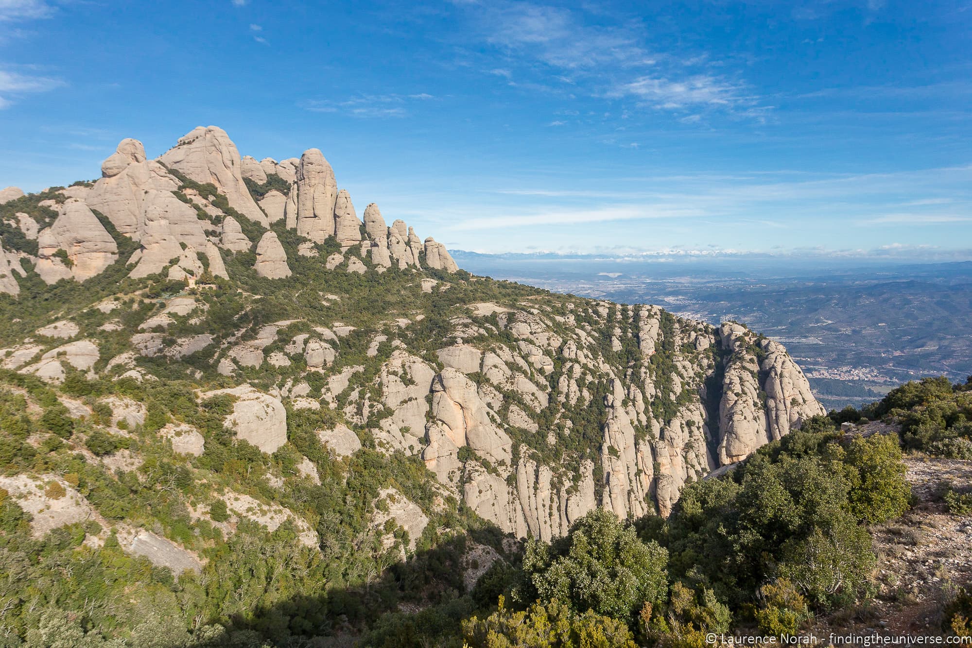 HIking from Sant Joan Funicular