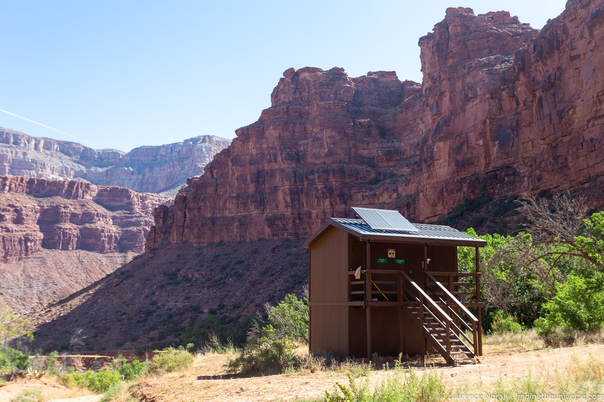 Toilet at Havasu Falls