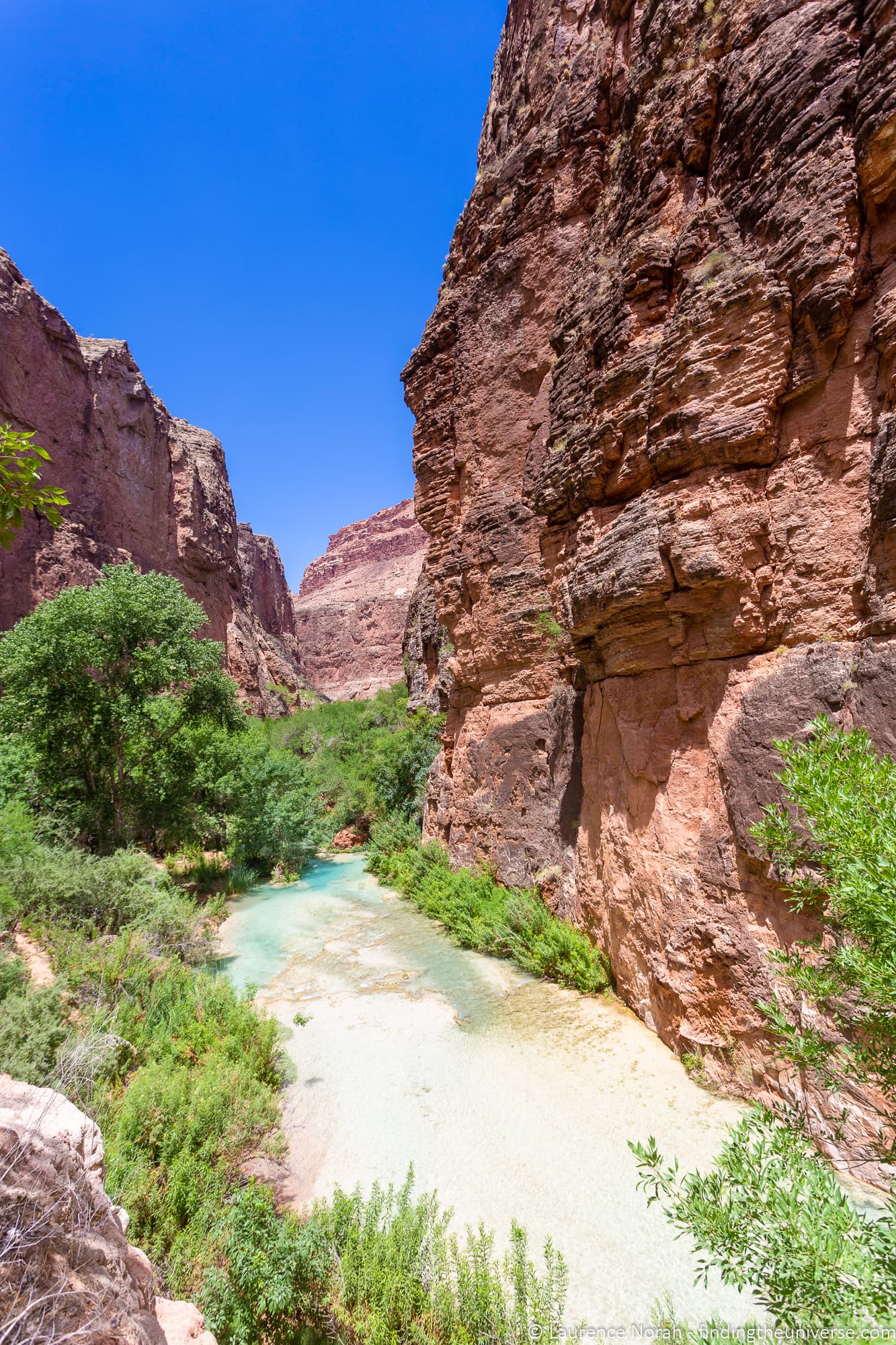 Trail to Beaver Falls Havasupai