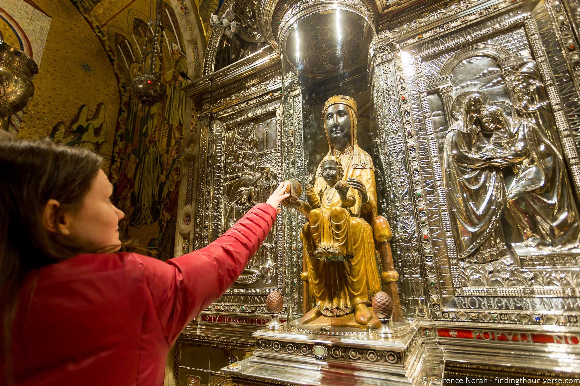 Virgin of Montserrat statue