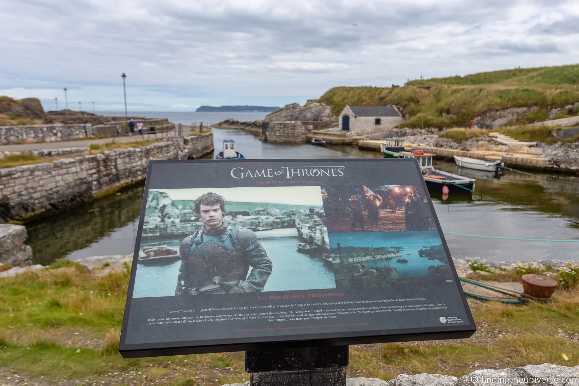 Ballintoy Harbour as Lordsport, Pyke, Iron Islands - Game of Thrones Season 2