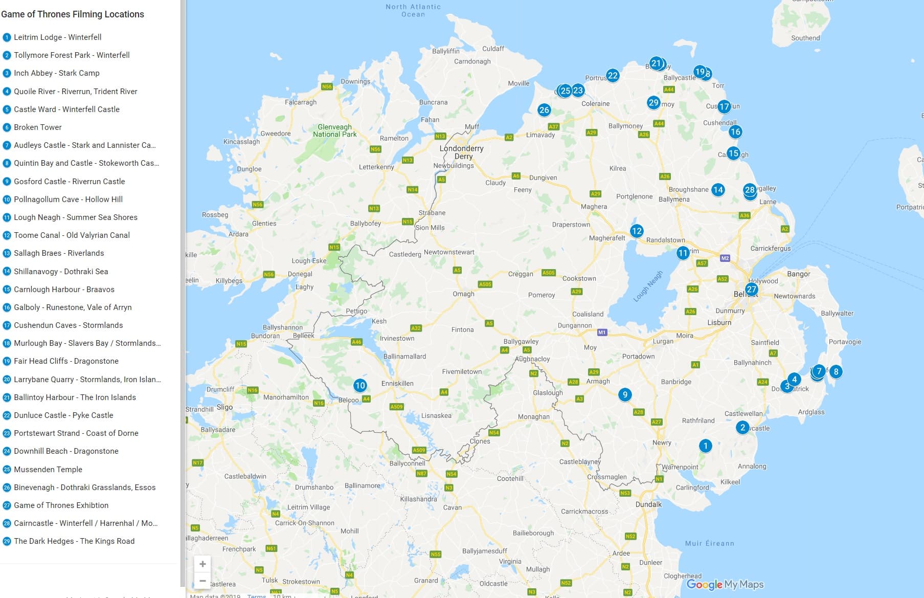 A Guide To The Game Of Thrones Filming Locations In Northern Ireland