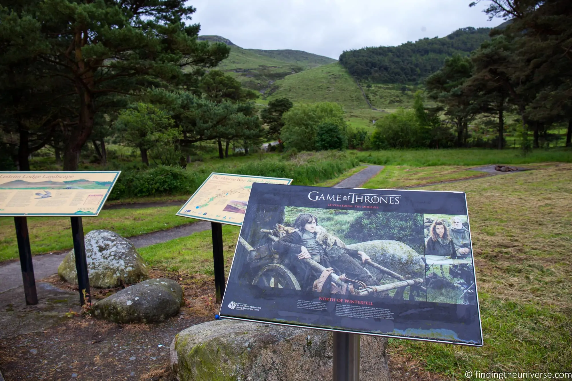 Mourne Mountains foothills as Vaes Dothrak, Game of Thrones Season 1