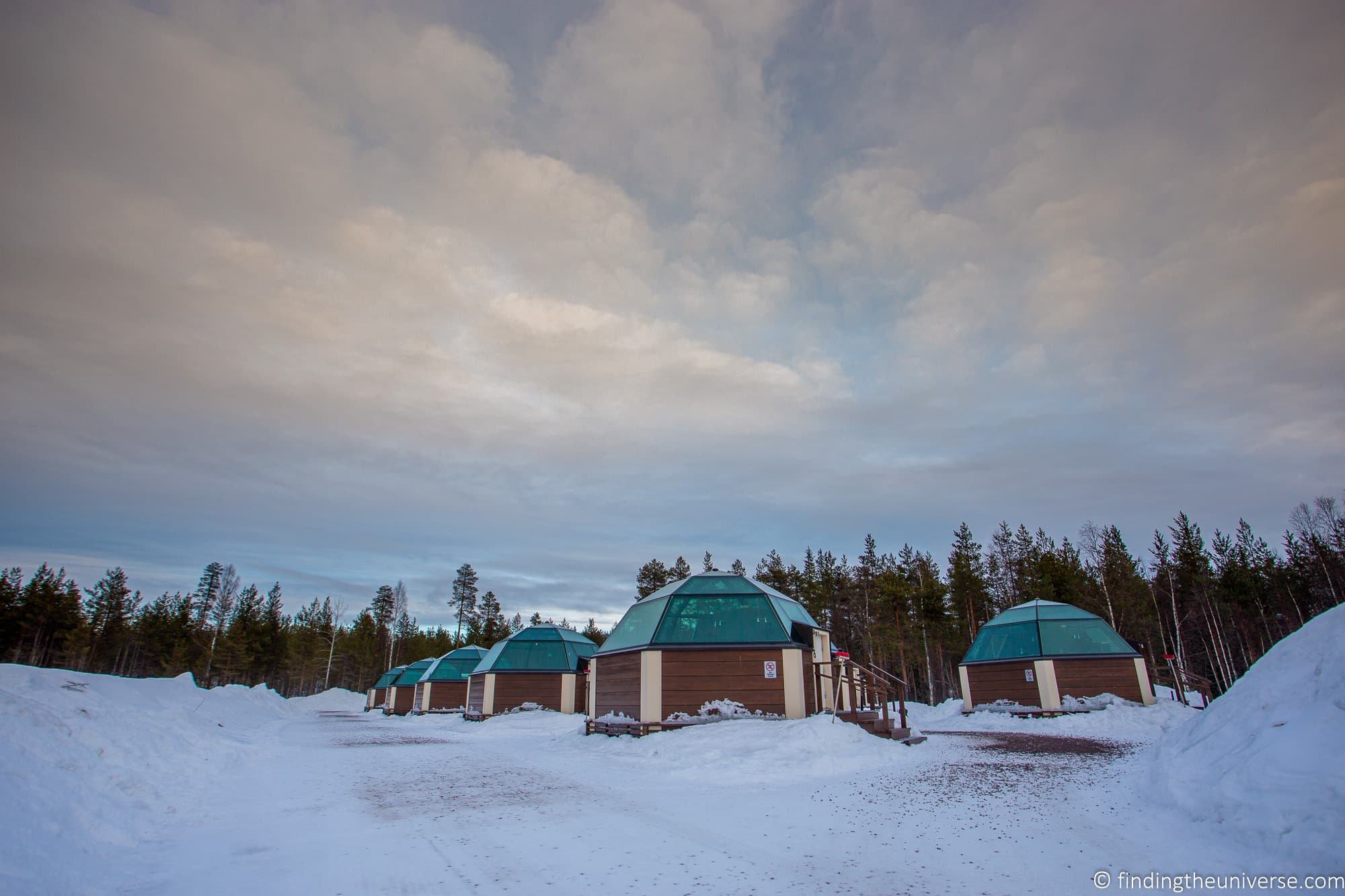 Glass igloo Finland