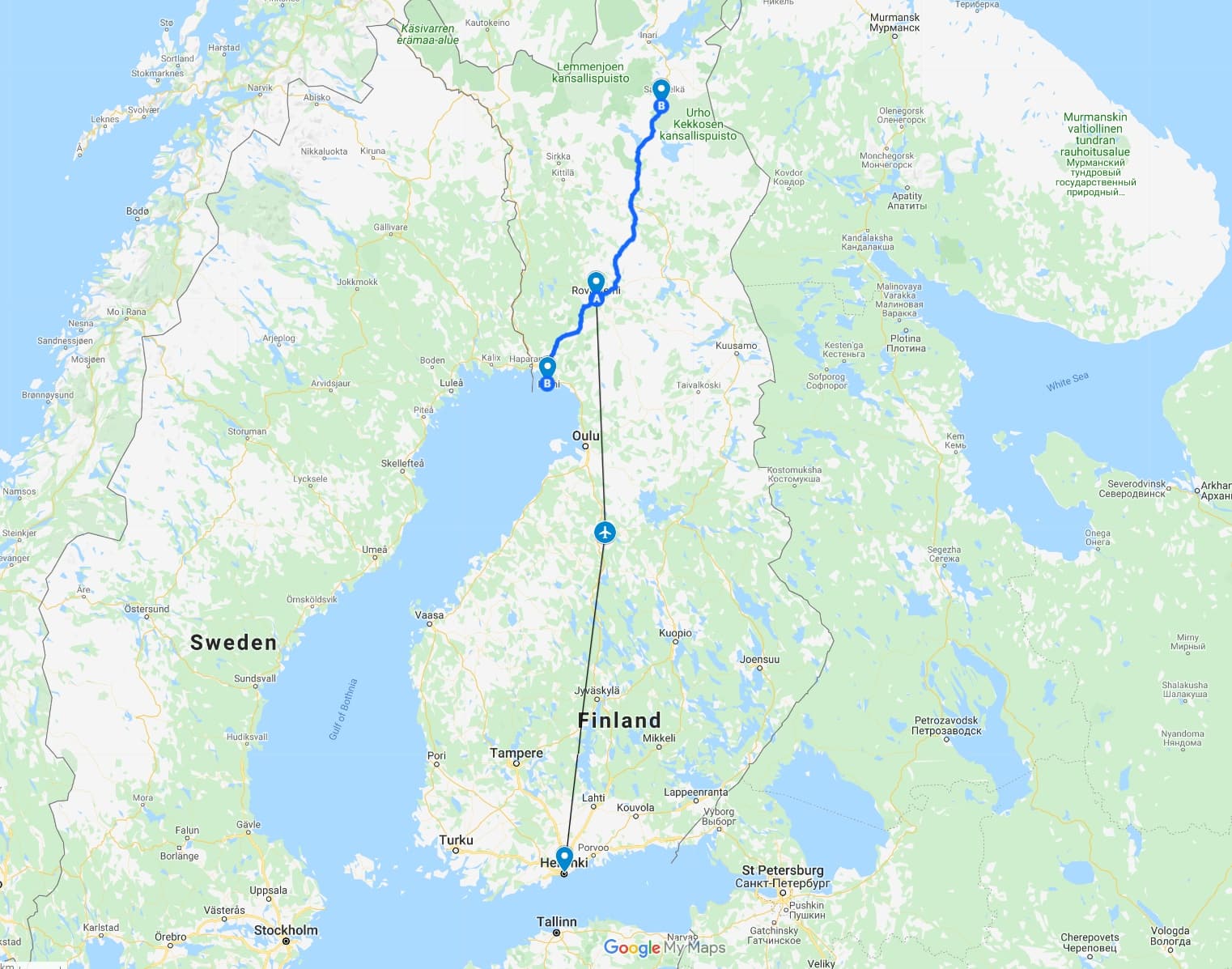 tui lapland day trip itinerary