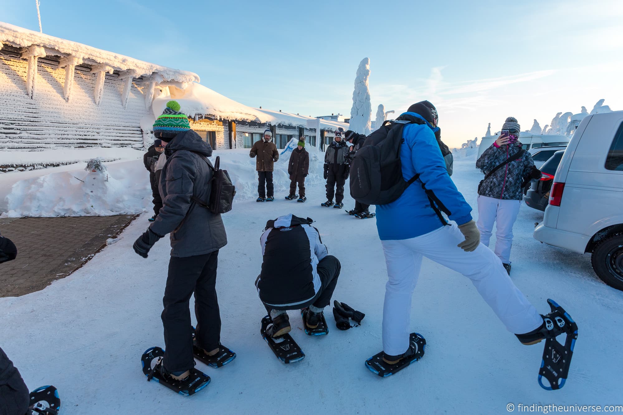 Snowshoeing Finland