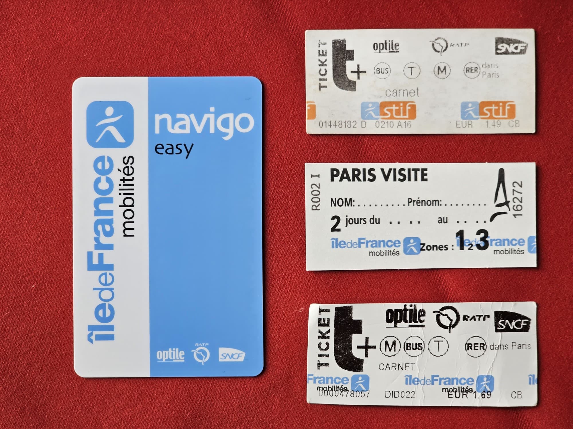 travel tickets around paris